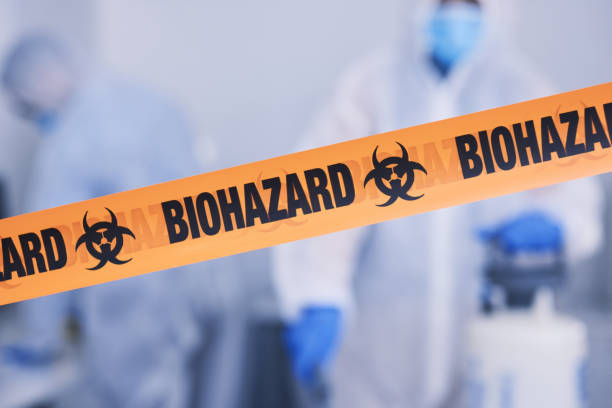 Professional Blood Cleanup technician working in Martinsville, NJ